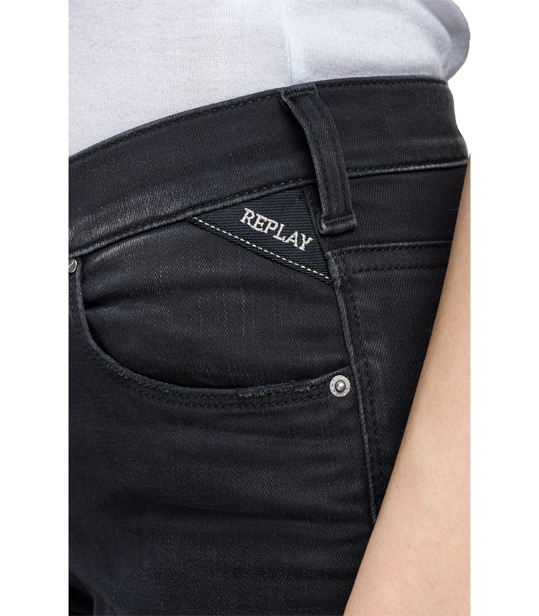 HYPERFLEX CLOUDS NEW LUZ 11.5OZ　ストレッチ ブラックデニム 詳細画像 ブラック 7